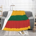 thumbnail image 7 of Lithuanian Flag Throw Blanket Warm Camping Outdoor Light Weight Cozy Blanket for Couch Sofa Bed 40"x30", 7 of 7