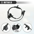 thumbnail image 7 of Unique Bargains ABS Sensor Wheel Speed Sensor for Chrysler 300 2015-2020 for Dodge Challenger NO.68199987AC Black, 7 of 7