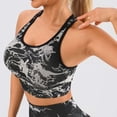 thumbnail image 3 of Xunmmm Womens Yoga Bra Tie Dye Print Yoga Tank Top With In Bra Sculpting Outerwear For Fitness & Sports Wear, 3 of 3