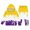 A-Yellow22, variant on JAJAHO Kids Sweatsuit Boys Girls Ice Cream Print Outfit Long Sleeve Hoodies And Sweatpants 2 Piece Set 2-13Y