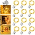 thumbnail image 1 of 1Pcs LED Fairy Lights Battery Operated [3 Modes] Twinkle Lights Mini String Lights Wire Small Christmas Wedding Centerpiece Table Decorations Party, 1 of 7