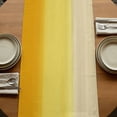 thumbnail image 5 of Table Runners 70 Inches Long Dress Scarves, Yellow Ombre Farmhouse Coffee/Dining/Kitchen Table Decor, Holiday Table Runner, Modern Abstract Art Abstract 13x70 Inch, 5 of 9