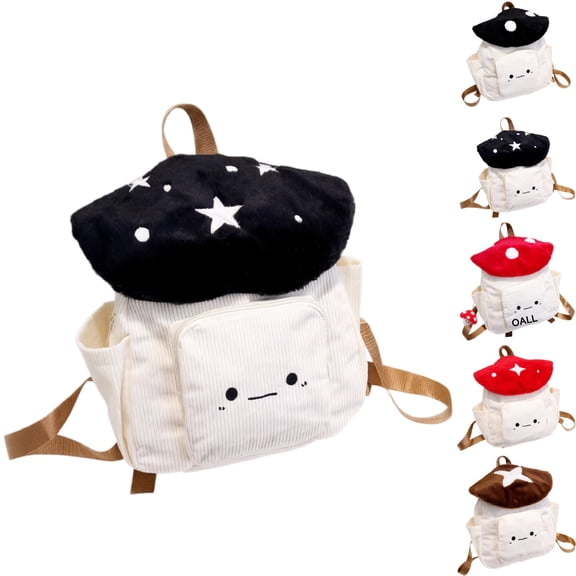 Cute Backpack Purse Mushroom Bag Mushroom Backpack Cute Kawaii Backpack Whimsical Backpack Weird Backpacks Mushroom Purse Novelty Travel Shoulder Handbag,D