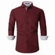 thumbnail image 1 of Camisas de vestir para hombre, camisa de manga larga de corte regular para hombre, 1 of 5