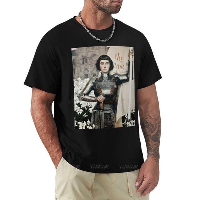 Camiseta de verano para hombre camisa de Juana de Arco Albert Lynch camiseta de sudor Camiseta de cuello redondo camisetas de algodón para hombre