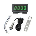 thumbnail image 1 of Digital LED Tachometer AC110-230V RPM Motor Tachometer with Hall ProximitySwitch, 1 of 9