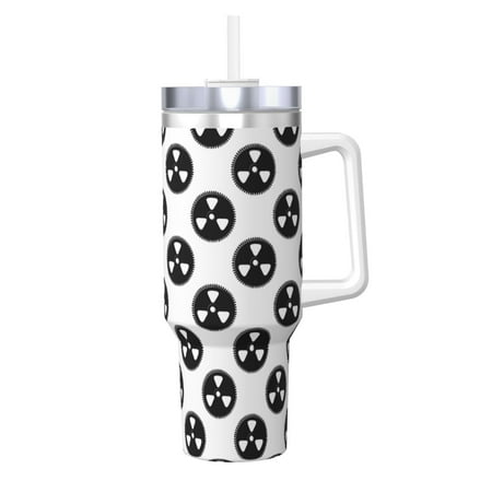 

Gaeub Gear Tools Print Stainless Steel Hot/Cold Coffee Cup 40oz Ice Bully Cup With Handle And Straw Travel Coffee Cup