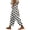 Polka Dot, variant on Women's White Cotton Vintage Floral High Waist Palazzo Pants Wide Leg Beach Summer with Pockets