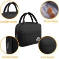 thumbnail image 3 of SHILIU-Bento Box with Lunch Bag Microwavable All-in-One Meal Prep Compartment Lunch Containers with Utensils Leak Resistant Lunch Box with Sauce Container 60oz Gray, 3 of 4