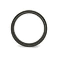 thumbnail image 5 of Mens Titanium 8mm Brushed Wedding Band Ring with Black Plated Beveled Edge, 5 of 6