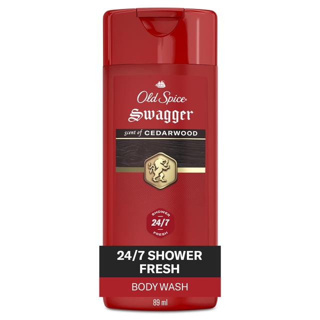 Old Spice Red Collection Body Wash for Men, Swagger Scent, Shower Fresh, Lasting Scent, 987ml