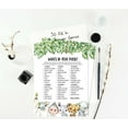 thumbnail image 3 of Inkdotpot 50What'sIn Your PurseBaby Shower GameCards Safari Jungle Animals Activity CardsPartyIdea Baby Shower Party Supply, 3 of 5
