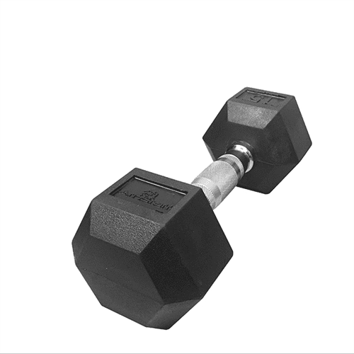 45lbs Rubber Coated Hex Dumbbell Walmart