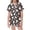 1-Dark Gray, variant on LRen Halloween Gifts 2‑Piece Halloween Pajamas Set for Teen,Cute Print Button‑Up Short Sleeve Top & Shorts Pjs Sleepwear Outfit