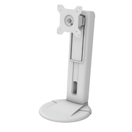 UPC: 0650177304076 | Amer Networks Single Flat Panel Monitor Stand With VESA Mounting Support  White