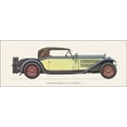 thumbnail image 2 of Fantini, Antonio 24x12 Gold Ornate Wood Framed with Double Matting Museum Art Print Titled - Austro-Daimler 1931, 2 of 4