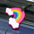 thumbnail image 2 of Miami Carry On Rainbow Luggage Tag One Size multi Color Rainbow Tag, 2 of 3