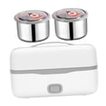 thumbnail image 2 of Fancyes Electric Lunch Case ,Heating Lunchbox, Detachable ,Portable US Plug ,Lunch Warmer ,Food Warmer ,for Truck Work Home Office Car 1 tier Middle handle, 2 of 8
