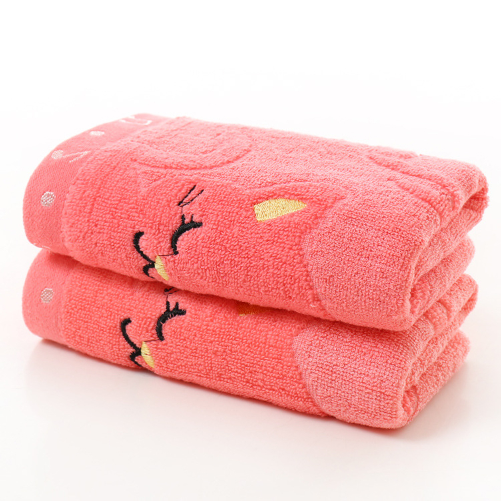 Ludlz Cute Cat Musical Note Child Soft Towel Water Absorbing for Home Bathing Shower Towel Bathroom Cat Towel Soft Multifuntion for Home Kitchen Hotel Gym Swim Spa. - image 4 of 7