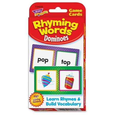 Trend Rhyming Words Dominoes Challenge Cards