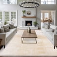 thumbnail image 4 of Beige Large Area Rug 8x10 FT, Non Slip Living Room Throw Carpet, Retro Oil Painting Modern Abstract Art Aesthetics Washable Soft Indoor Outdoor Carpet Non-Shedding Rug for Bedroom Dining Room, 4 of 9