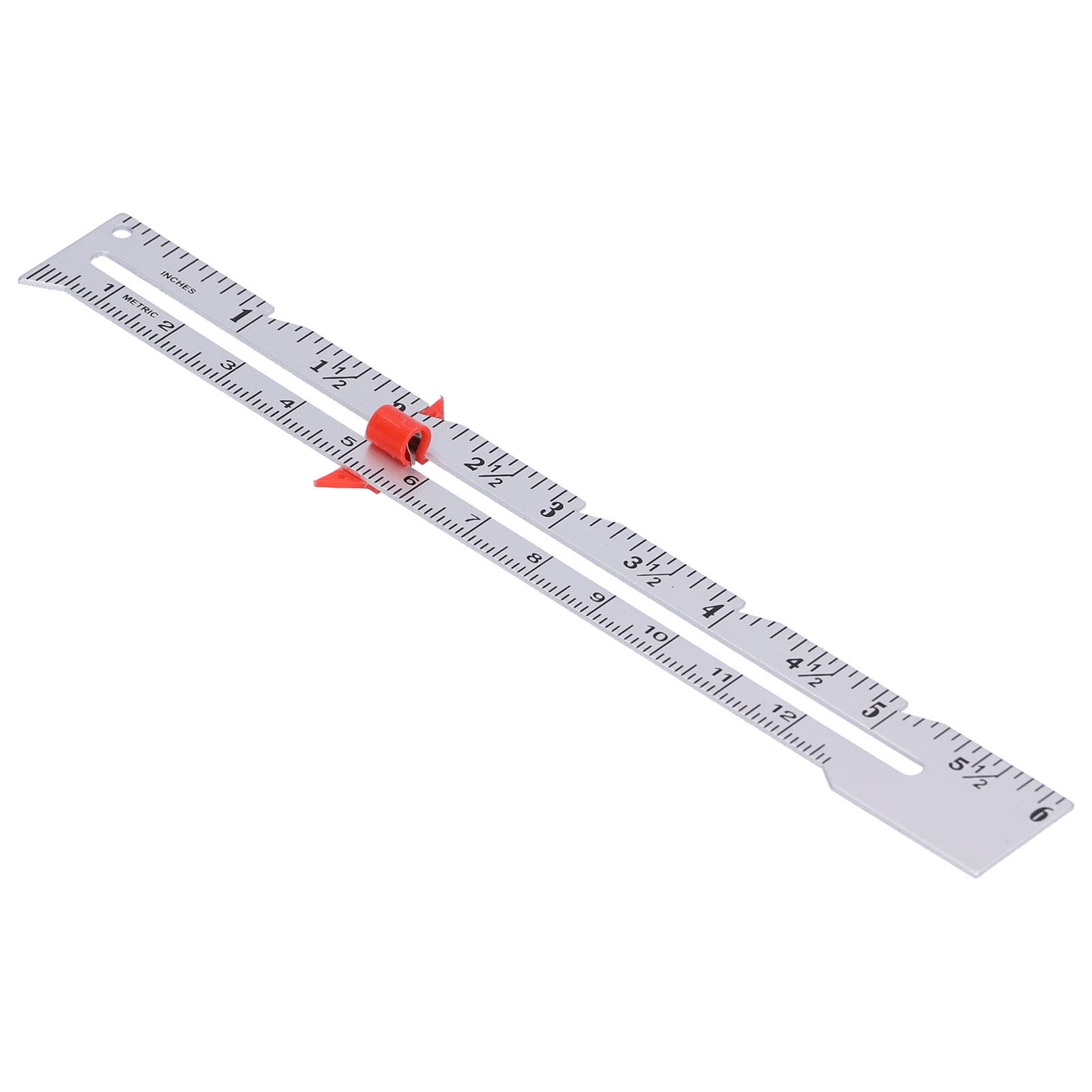 4PCS Sewing Gauge Ruler with Sliding Marker Set Metal Measuring Hemming  Sliding Sewing Seam Gauge Ruler Tool DIY Sewing Tools - AliExpress