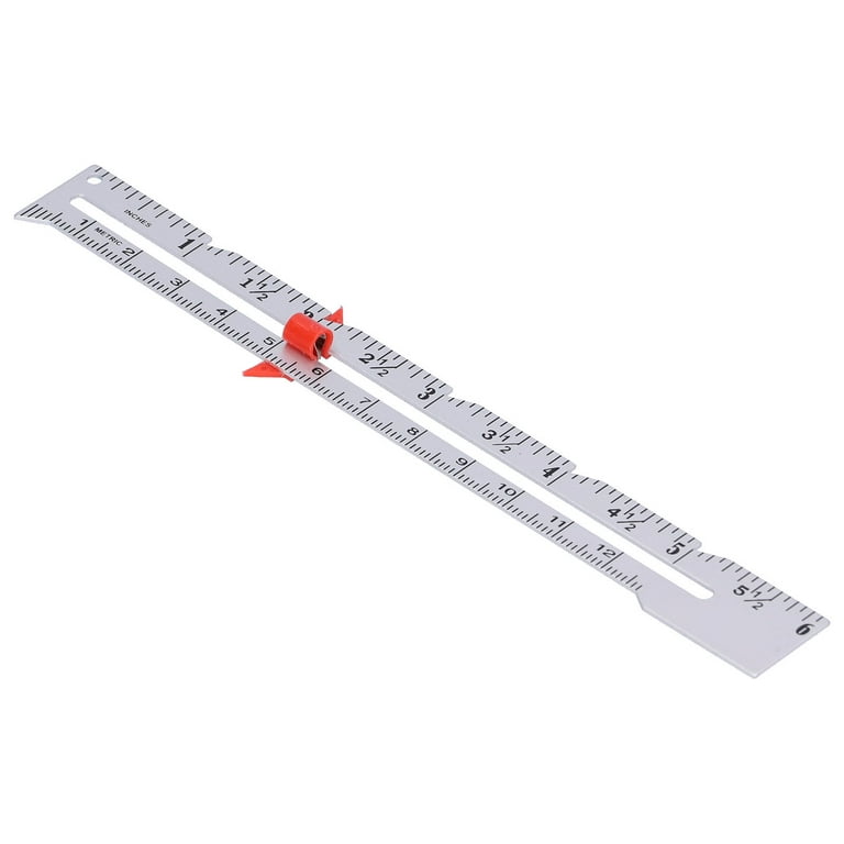 Alloy Sliding Gauge Sewing Measuring Tool Hand DIY Sewing Seam Gauge Ruler  Sewing Measuring Tool Accessory Knitting Crafting - AliExpress