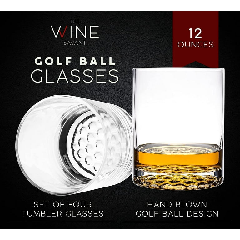 Golf Whiskey Decanter and 4 Liquor Glasses - Decanter & Glass Set - Golf  Gifts - Unique Whiskey Decanter Set - Bourbon & Scotch Decanter for Serving  Alcohol - Golfer Gift 