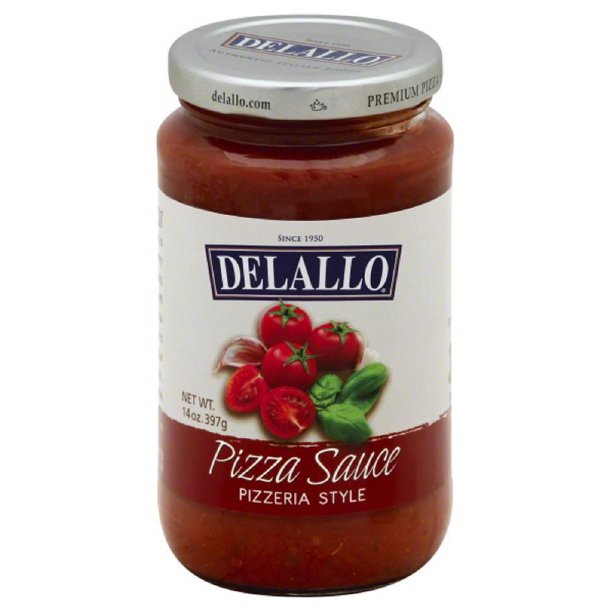 DeLallo Pizzeria Style Premium Pizza Sauce, 14 Oz (Pack of 12