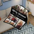 thumbnail image 3 of Custom Blanket with Photo Texts Personalized Blankets and Throws Customized Happy Birthday Gifts for Women Men Dad Mom Wife Husband Grandma Grandpa Sister Daughter Son Best Friend Blankets, 3 of 5