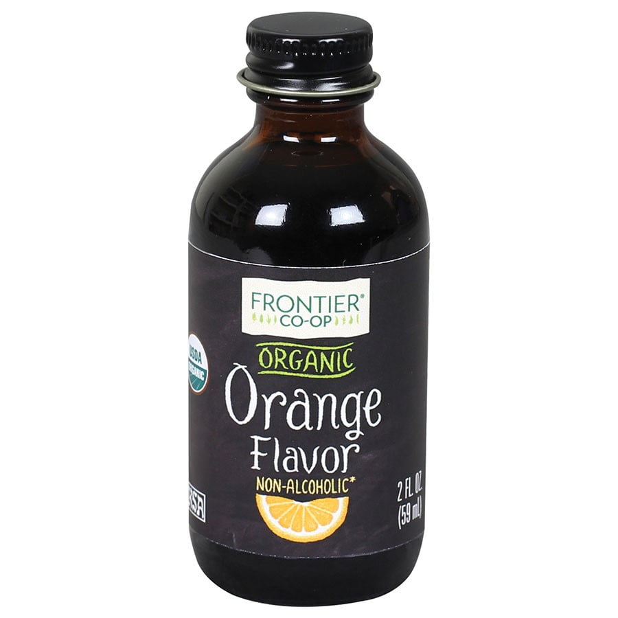 Frontier Orange Flavor, Certified Organic, 2 Oz