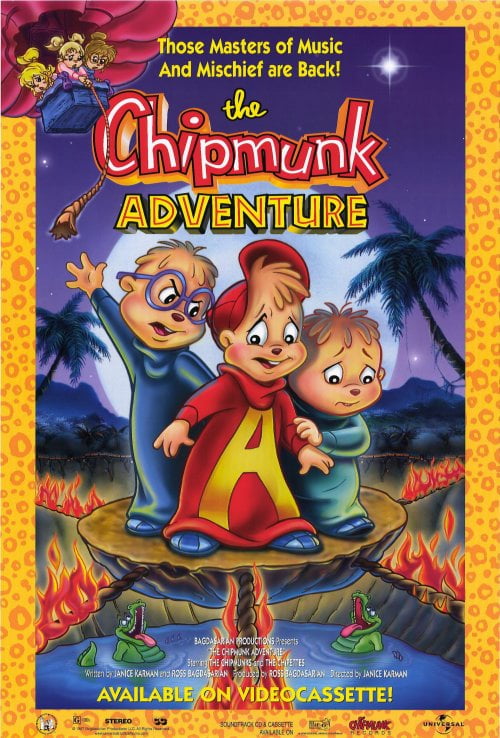 Chipmunk adventure poster