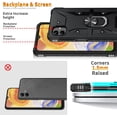 thumbnail image 3 of for Galaxy A04 Case Samsung A04 Case with Screen Protector Kickstand and Car Magnetic Sheet,Double-Layer Combination Protection,Fall Proof Protective Case for Samsung Galaxy A04(WJ Black), 3 of 16