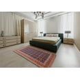 thumbnail image 4 of Ahgly Company Indoor Square Traditional Camel Brown Persian Area Rugs, 7' Square, 4 of 6