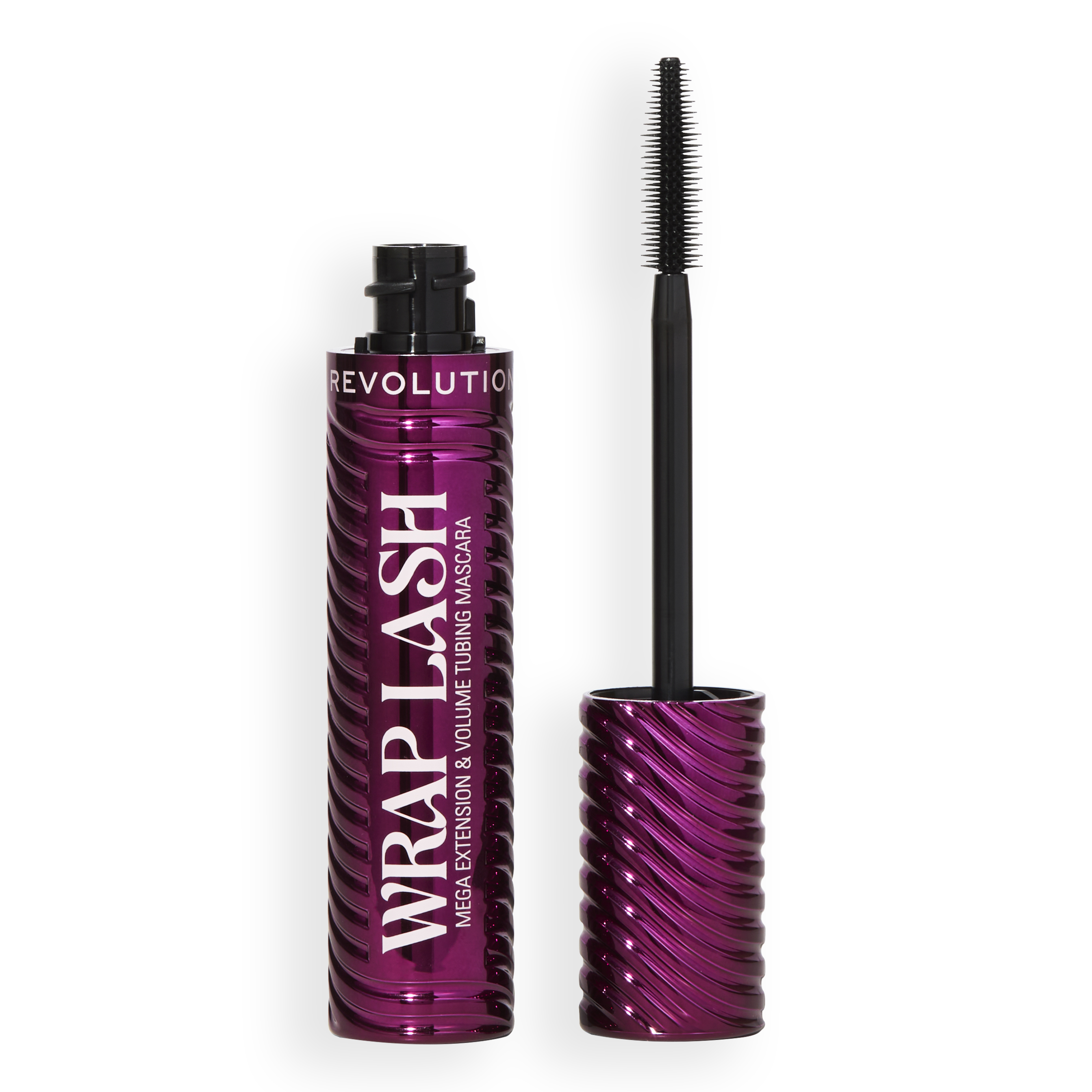 Revolution Wrap Lash Tubing Volumizing Mascara, High Intensity, Burgundy