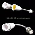 thumbnail image 6 of Yammee E27 Light Socket Extender Adapter Light Bulb Extension B22 to E27 Socket, 6 of 15