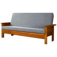 thumbnail image 1 of Jacquard Futon Cover Elastic Slipcover Dust- Sofa Cover Furniture Grey, 1 of 8
