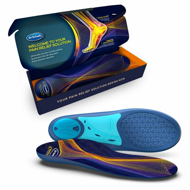Plantillas Dr. Scholl's para aliviar el dolor de la fascitis plantar, unisex