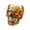 typeA, variant on Colorful Sugar Skull Glass Cup Dia de los Muertos Tumbler for Day of the Dead Parties and Themed Beverage Service