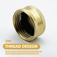 thumbnail image 5 of MLINS  4 Pcs Caps Garden Hose Supplies Brass Cover Accessories End Protector, 5 of 8