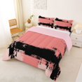 thumbnail image 2 of Homewish Abstract Ombre Full Size Comforter Sets,Retro Oil Painting Bedding Comforter Set,Light Pink,Pink Reversible,3-Piece,1 Comforter and 2 Pillowcases, 2 of 7