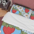 thumbnail image 2 of Delightful Strawberry Funda Nórdica Juego de Dormitorio Boho, Colcha Bonita, Colcha Girly, 2 of 6