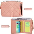 thumbnail image 4 of BEMS-1pcs Cartera pequeña y compacta para mujer, cartera de piel sintética, 8 tarjeteros, 4 of 5