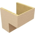 thumbnail image 5 of 12"W x 12"D x 12"H Wide Chapel Hill Rough Cedar Woodgrain TimberThane Corbel, Primed Tan, 5 of 6