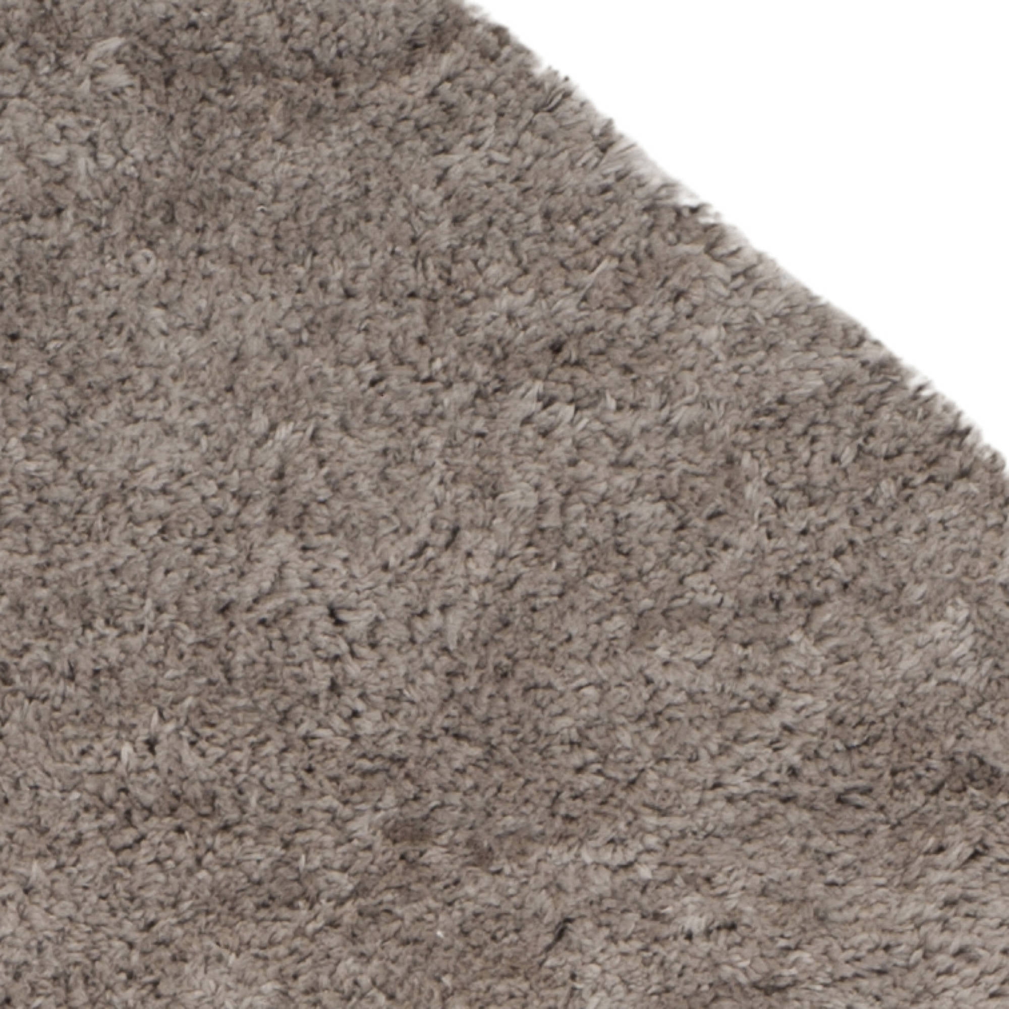 SAFAVIEH Addie Solid Plush Polyester Sheep Shag Runner Rug, Silver, 2'3" x 6'