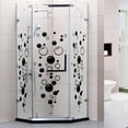 thumbnail image 4 of Hi.FANCY Bubbles Circle TV wall Background; Removable Wallpaper Bathroom Window can last for Wall Sticker Home DIY PVC Decals, 4 of 5