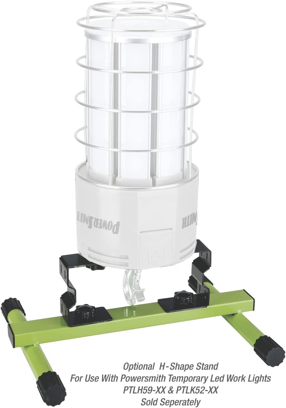 PTLH59-60 7,200 Lumens 60-Watt High Bay Temporary Job Site LED Work Light 360-Degree Commercial Hanging