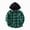 H551-Green, variant on TOWED22 Boys Plaid Flannel Shirts Unisex Kids Long Sleeve Casual Button Down Shirt with Hood,Red,3-6 M
