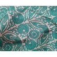 thumbnail image 5 of oneOone Silk Tabby Turquoise Blue Fabric Block Sewing Material Print Fabric By The Yard 42 Inch Wide, 5 of 5