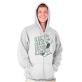 thumbnail image 4 of Popeye Lean Green Veggie Machine Zip Up Hoodie Men's Women's Brisco Brands M, 4 of 5
